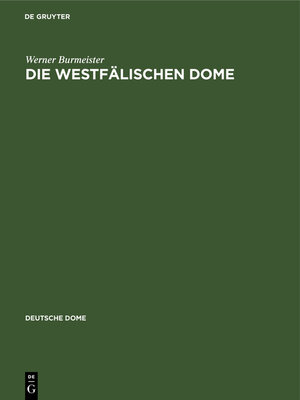 cover image of Die westfälischen Dome